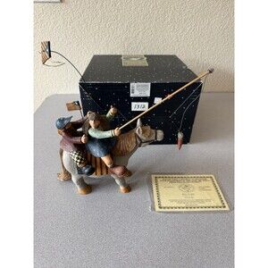 WilliRaye Studio Americana Girls on Horse WW1312 Figurine w/ Original Box